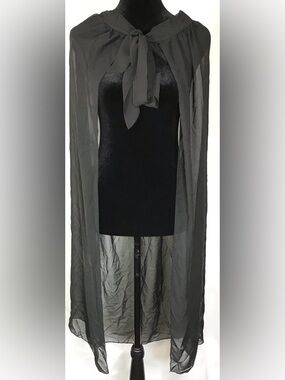 Black Sheer cape size small